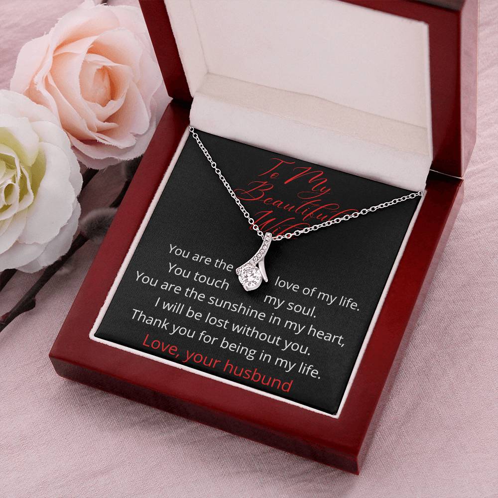 To My Beautiful Wife 4 Alluring Beauty Necklace