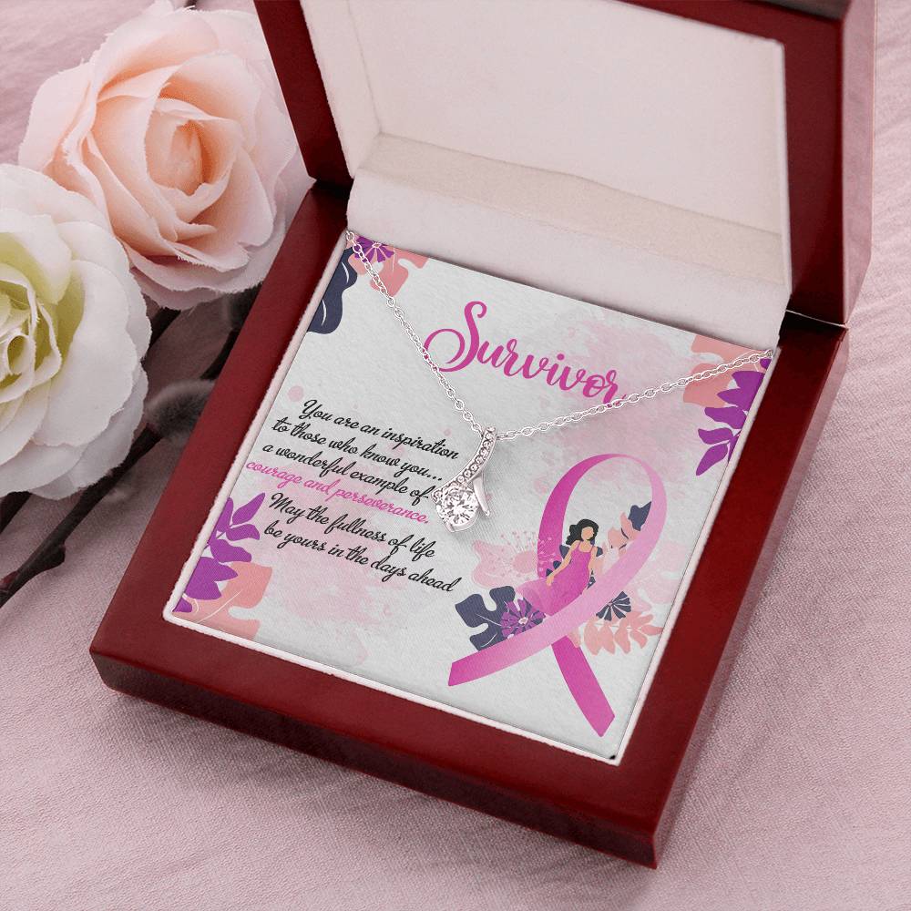 Breast Cancer Survivor Necklace 1 Alluring Beauty Necklace