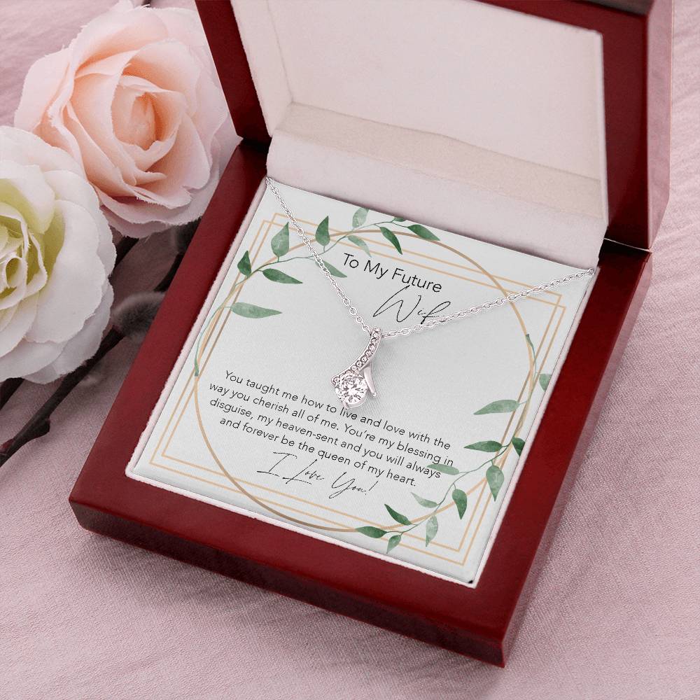 All About Beauty Necklace Future Wife Gift Birthday Gift For Fiancee Engagement Birthday Gift Future Wife Jewelry Sentimental Alluring Beauty Necklace