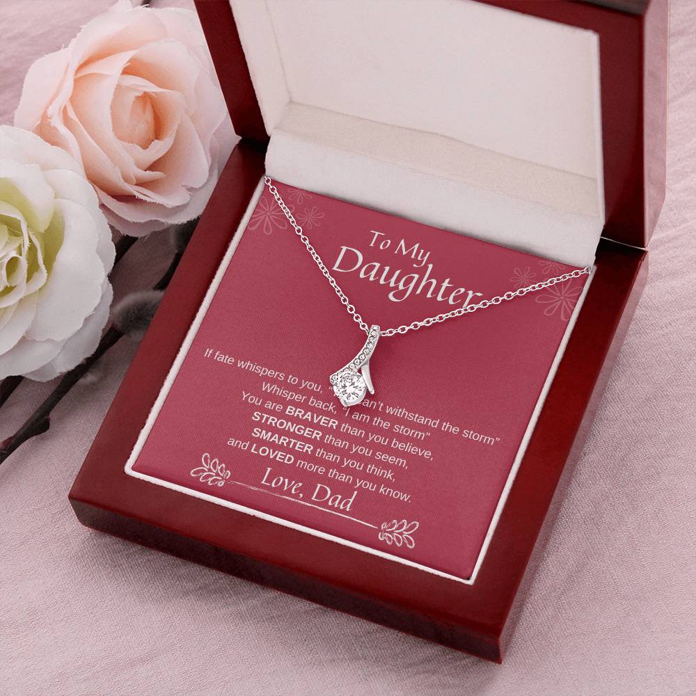 To My Daughter Alluring Beauty Necklace 2 Alluring Beauty Necklace