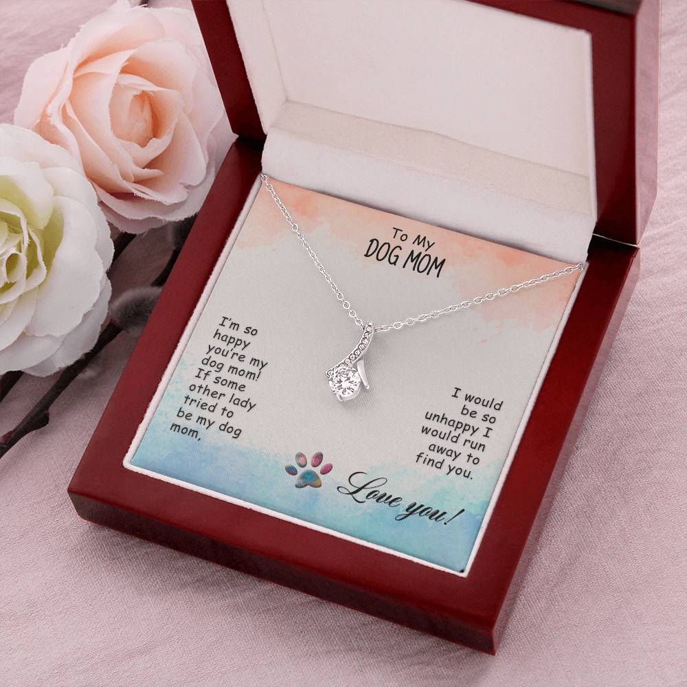 Best Gift Dogmom Alluring Beauty Necklace With Pod Message Card 1 Alluring Beauty Necklace