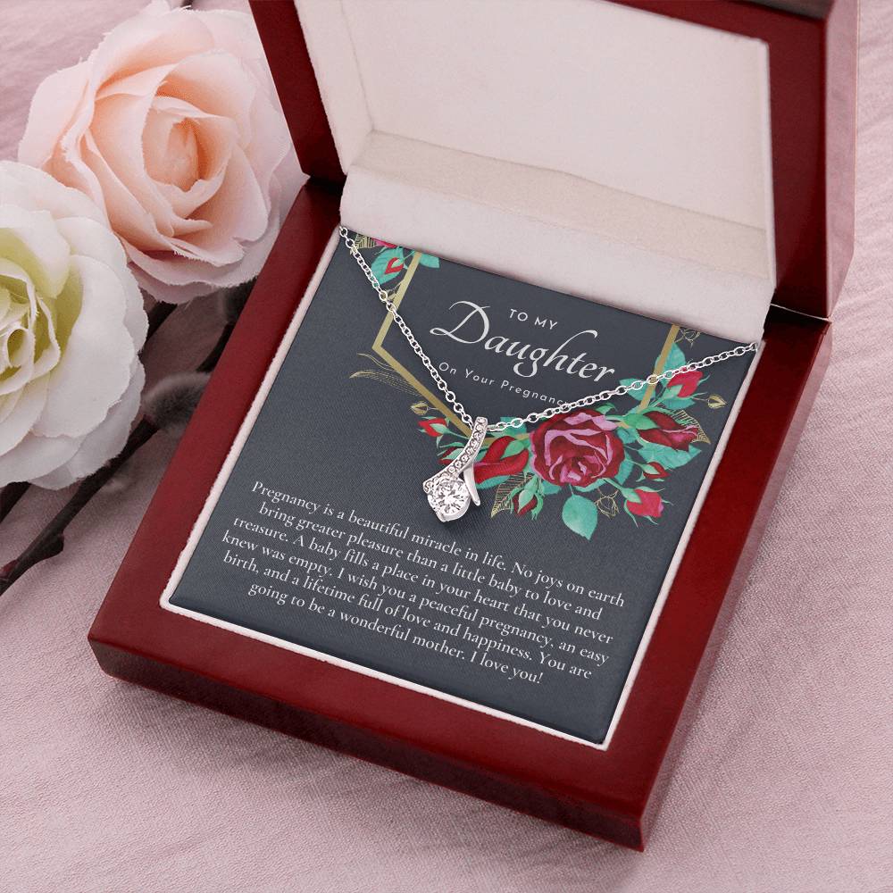 Pregnancy Gift For Daughter Baby Shower Gift Mom To Be Gift Expecting Mom Gift Pregnant Daughter Alluring Beauty Necklace