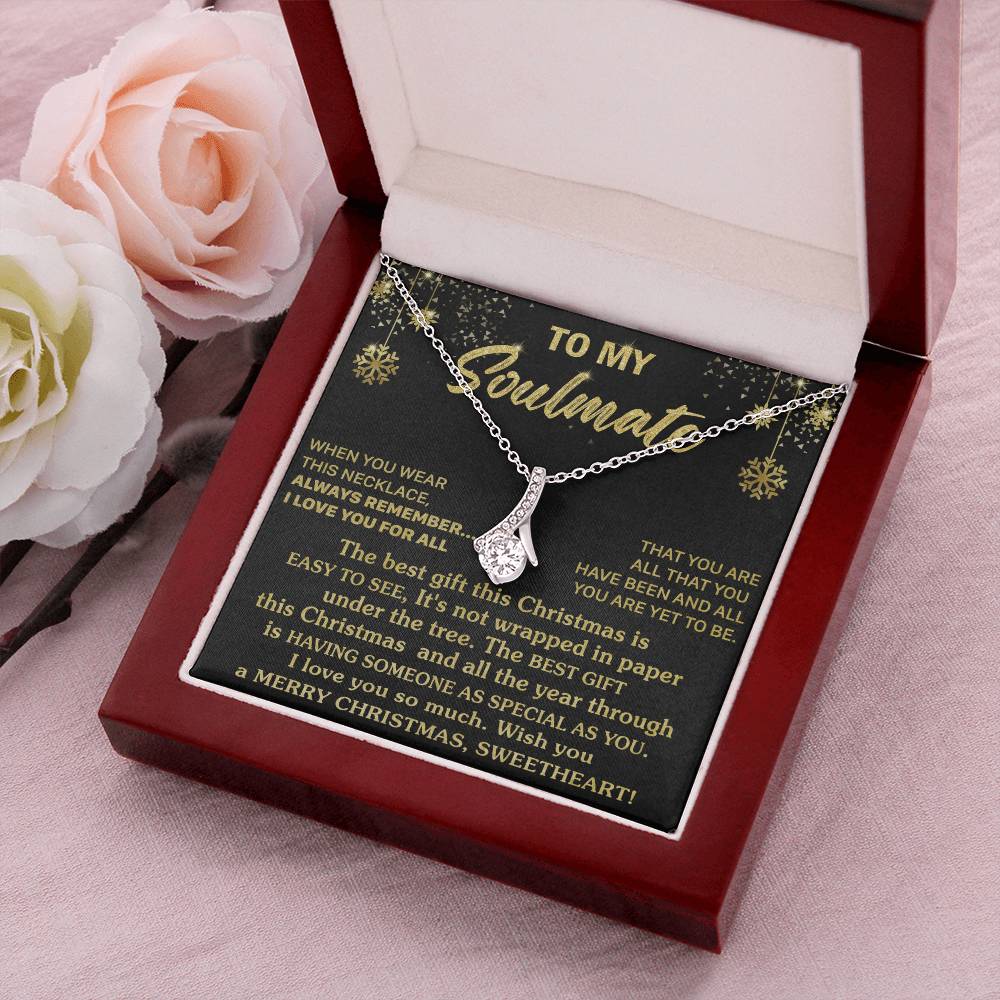 Gift For Your Soulmate Christmas - Someone Special - Alluring Alluring Beauty Necklace