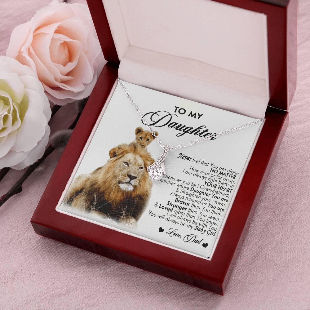 To My Daughter Alluring Beauty Necklace 1 Alluring Beauty Necklace