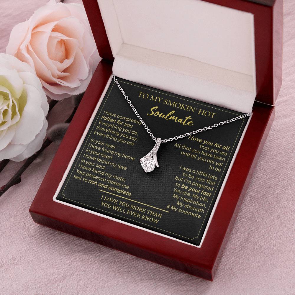 Gift For Your Soulmate - Your Presence Makes Me Complete - Alluring 1 Alluring Beauty Necklace