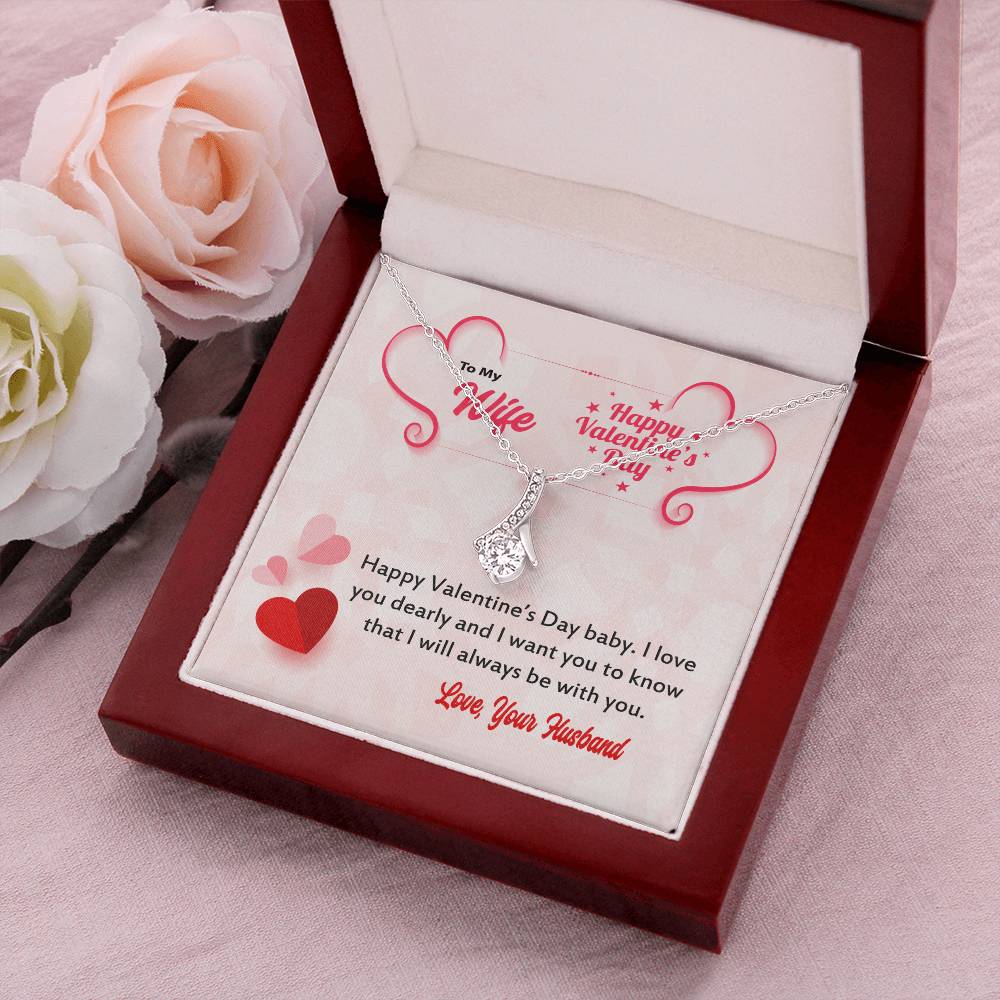 Most Loved Gifts For Valentine's Day Gift For Wife Romantic Gifts For Wife Valentine's Day Gift Alluring Beauty Necklace