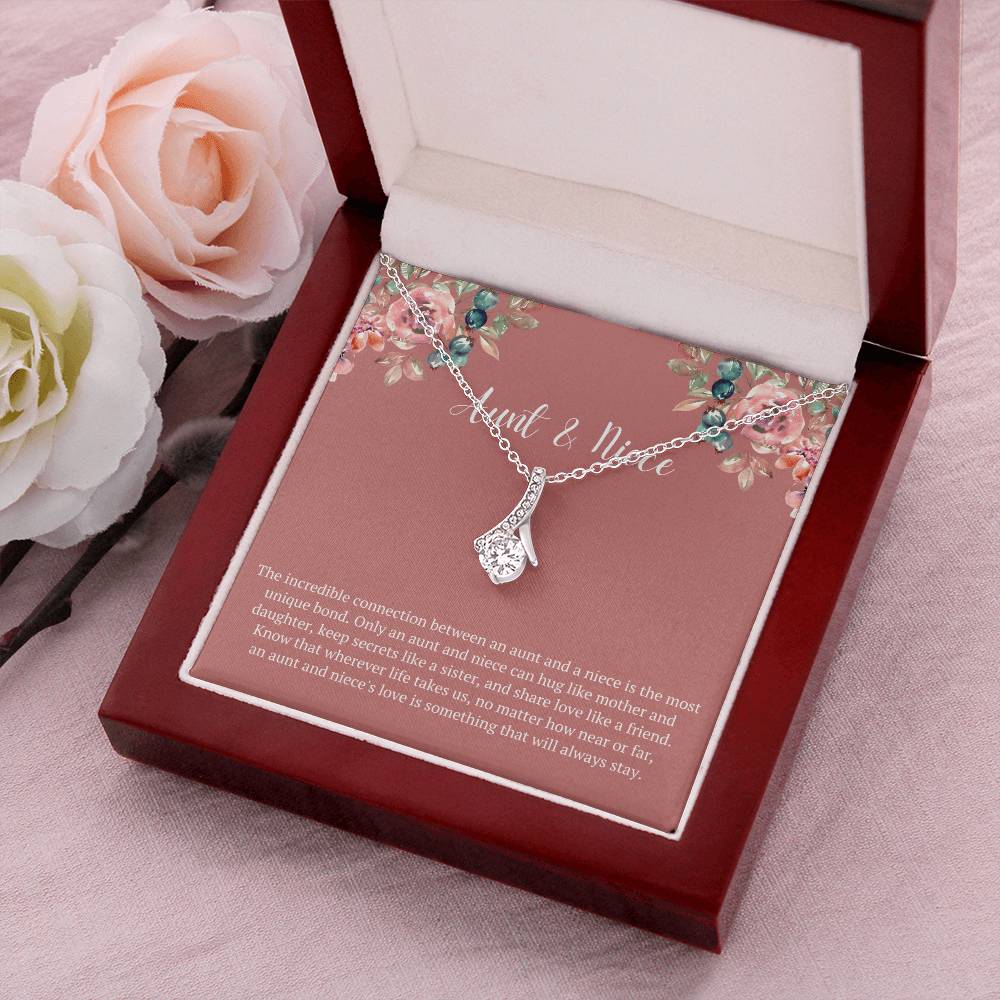 Aunt & Niece Incredible Connection Alluring Necklace Alluring Beauty Necklace