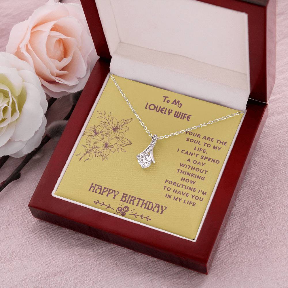 Alluring Birthday Gift Necklace For Wife Alluring Beauty Necklace