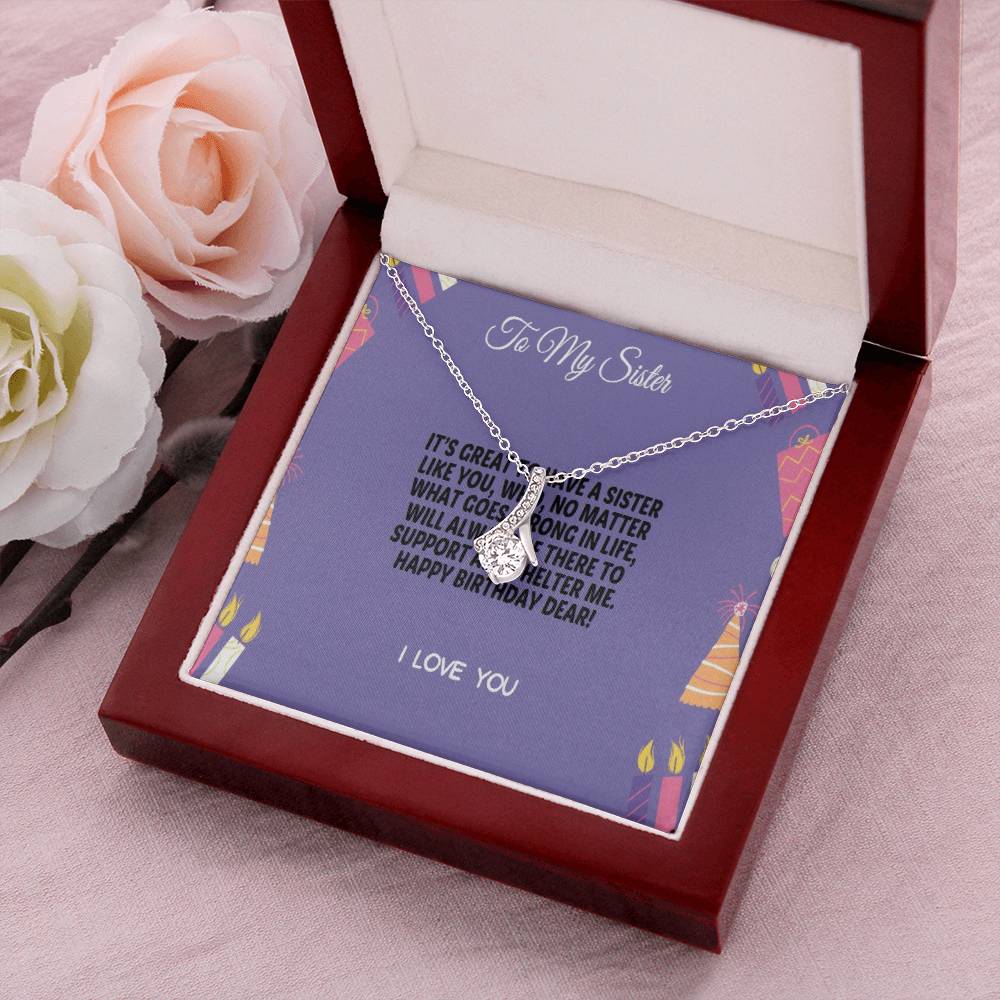 Sentimental Gifts For Sister's Birthday Alluring Beauty Necklace