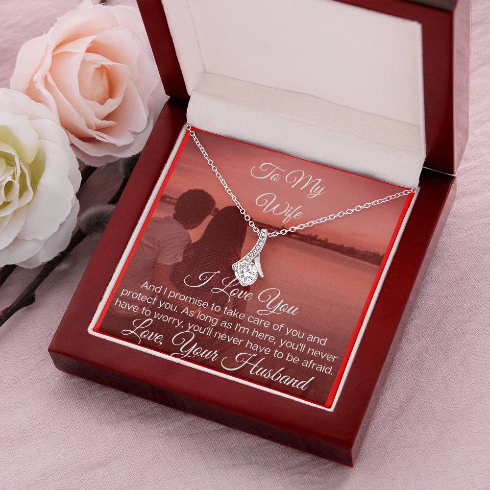 To My Beautiful Wife - The Amazing Alluring Beauty Necklace Alluring Beauty Necklace