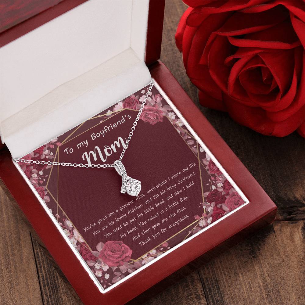 Alluring Beauty Necklace - To My Boyfriend's Mom Happy Mother's Day Gifts Alluring Beauty Necklace