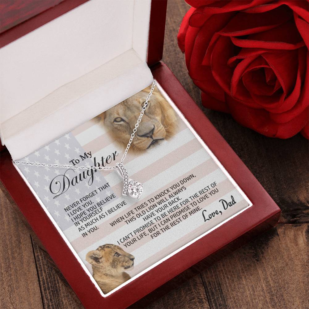 Best Gift For Daughter From Dad Alluring Beauty Shineon Necklace With Pod Message Card 1 Alluring Beauty Necklace