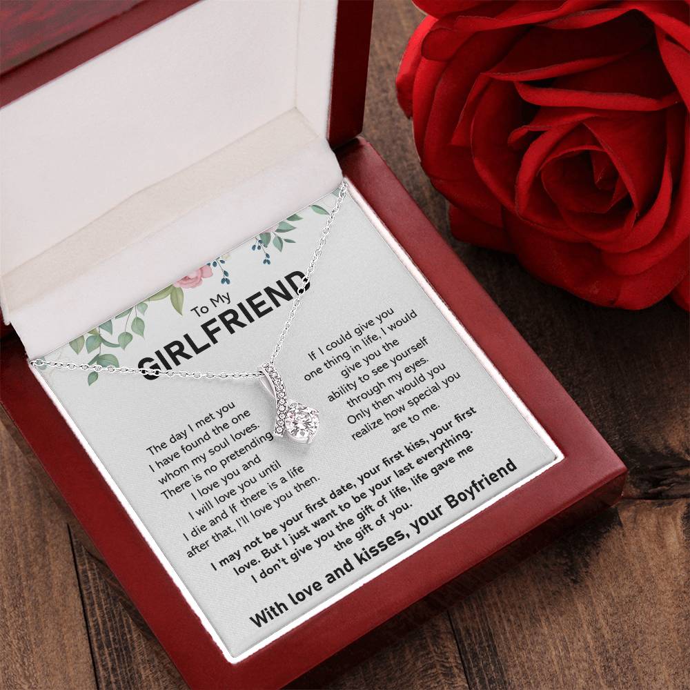 To My Wife - I Want To Be Your Last Everything - Necklace Alluring Beauty Necklace