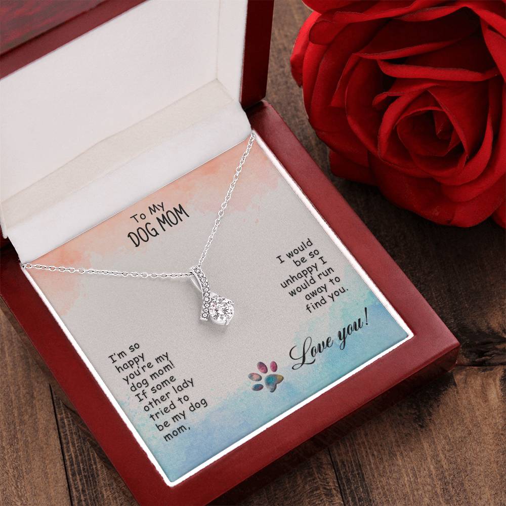 Best Gift Dogmom Alluring Beauty Necklace With Pod Message Card 1 Alluring Beauty Necklace