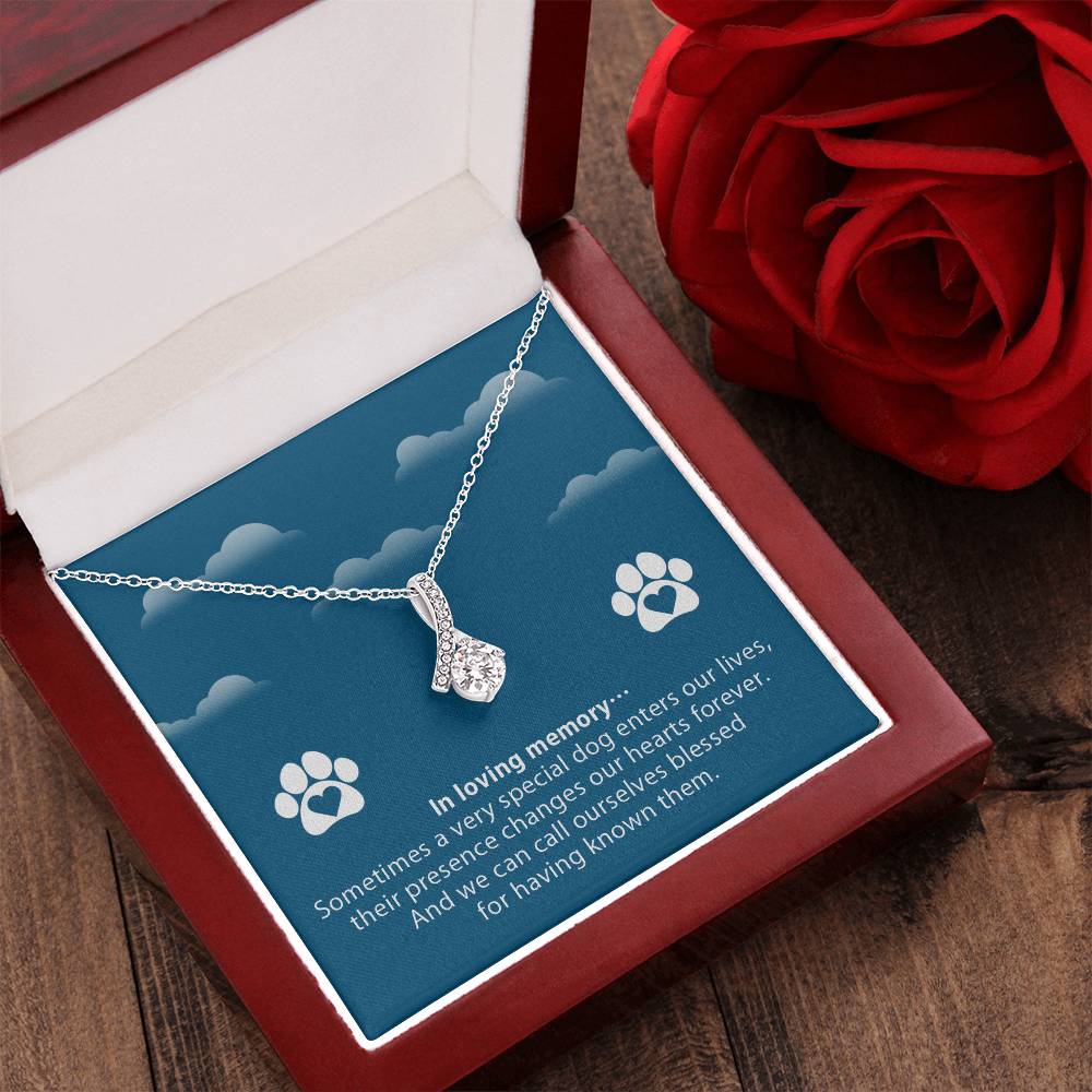 Best Gift Dogmom Alluring Beauty Necklace With Pod Message Card Alluring Beauty Necklace