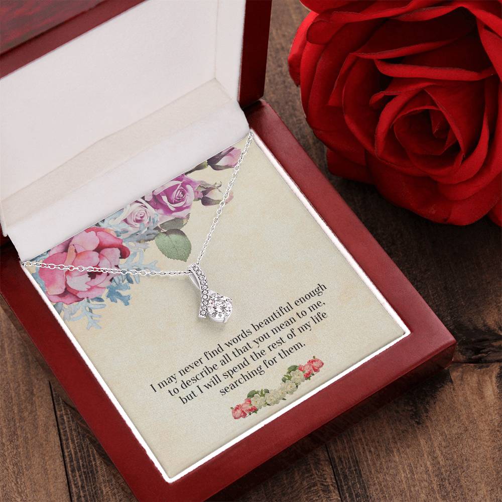 Alluring Necklace- What You Mean To Me Alluring Beauty Necklace