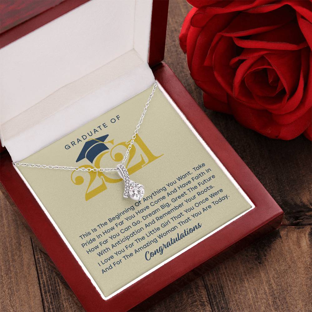 Graduate Of 2021 – Amazing Woman – Alluring Beauty Alluring Beauty Necklace
