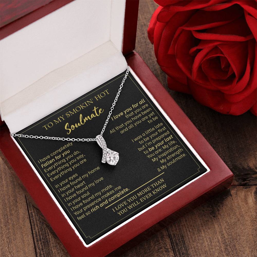 Gift For Your Soulmate - Your Presence Makes Me Complete - Alluring 1 Alluring Beauty Necklace