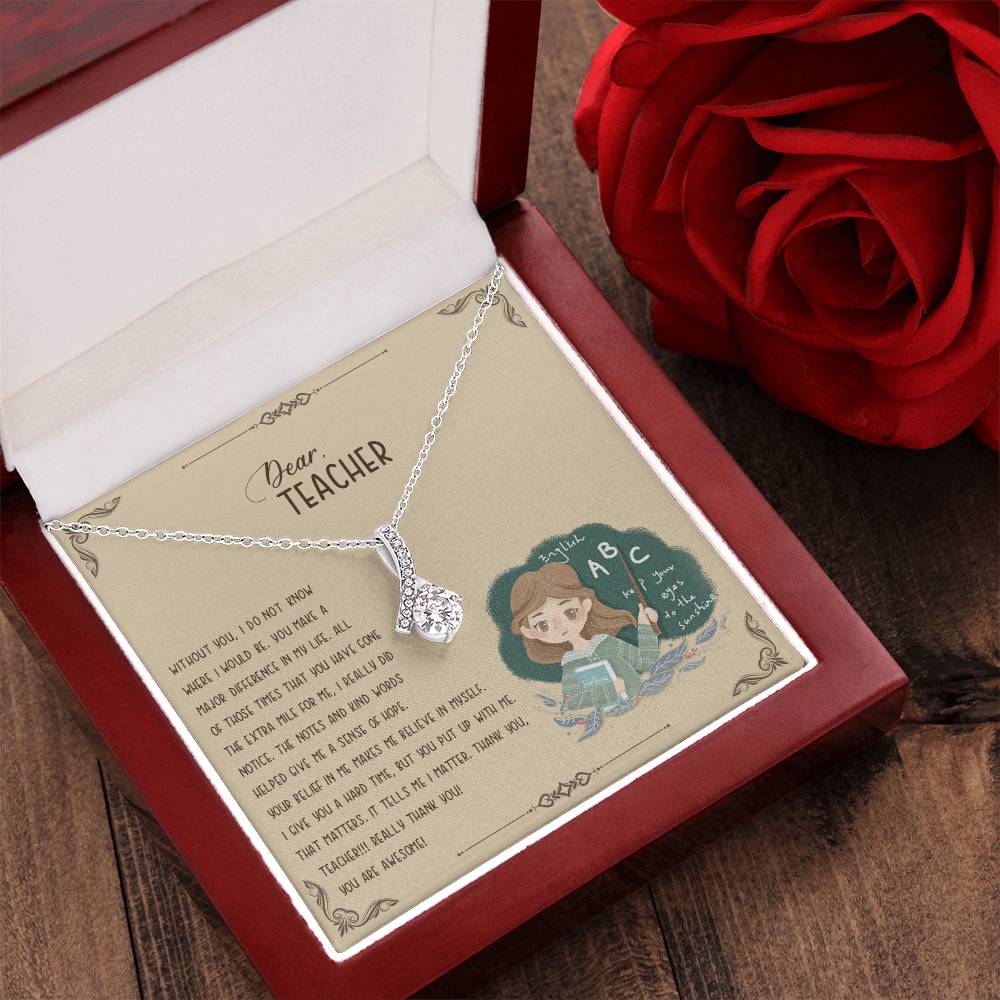 Alluring Necklace For Teacher Alluring Beauty Necklace