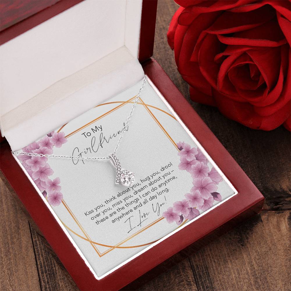 All About Beauty Necklace To My Girlfriend Necklace For Girlfriend Girlfriend Jewelry Girlfriend Gift Anniversary Gift For Girlfriend Alluring Beauty Necklace