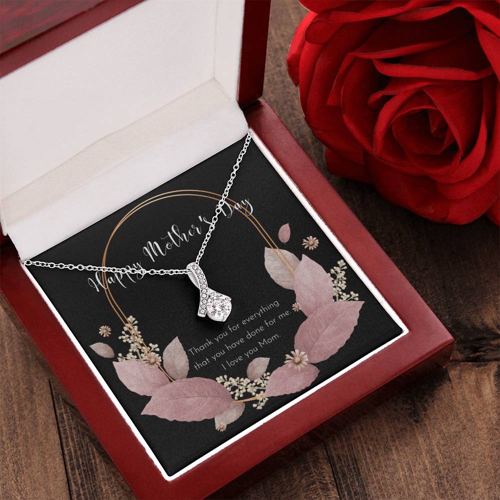 To My Badass Mom Necklace Badass Mom Gift Mother’S Day Gift Birthday Gift Gift From Daughter Gift From Son Alluring Beauty Necklace