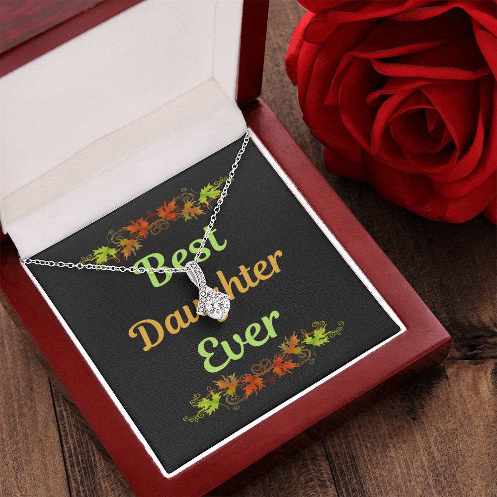 Best Daughter Ever 1 Alluring Beauty Necklace