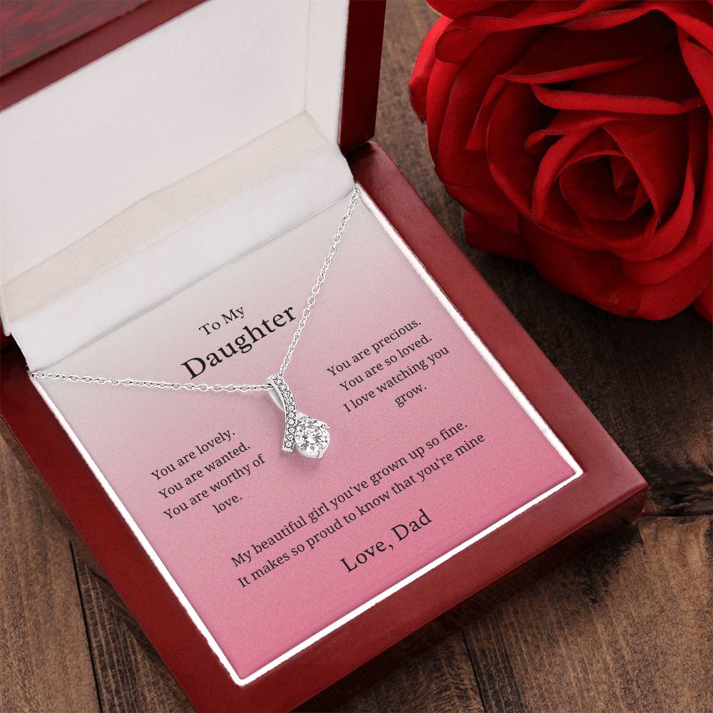 Best Seller - My Beautiful Girl - Gift For Daughter - Necklace Alluring Beauty Necklace