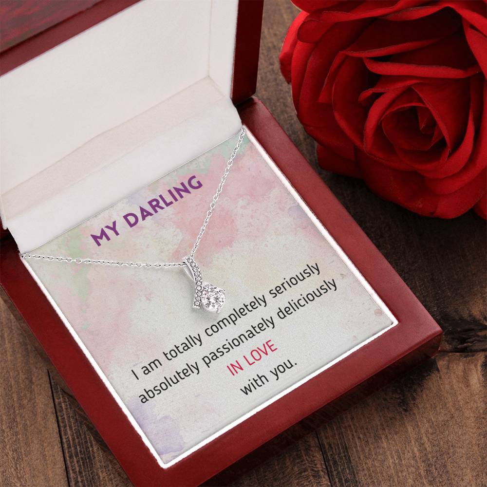 To My Darling Wife - The One Necklace Alluring Beauty Necklace
