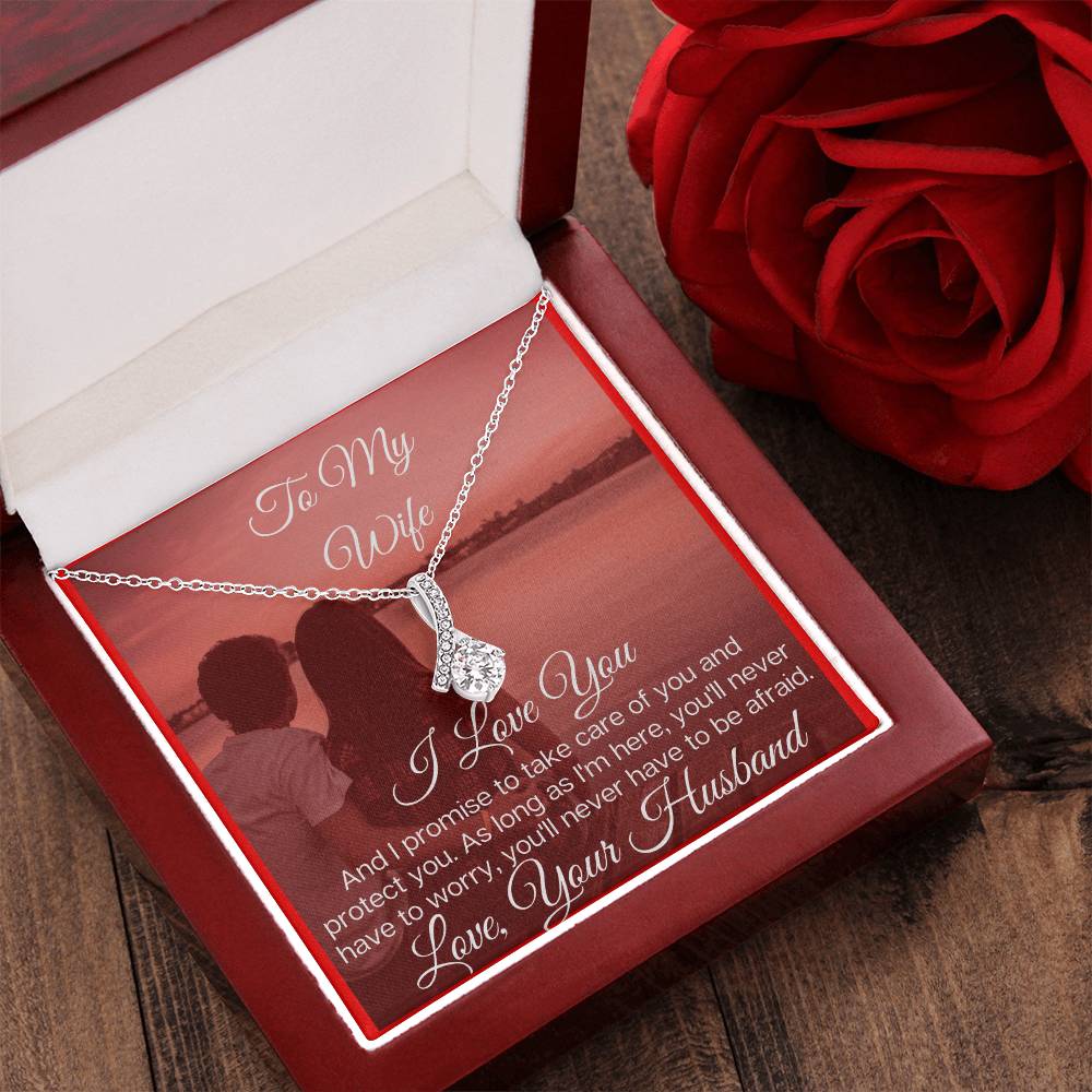To My Beautiful Wife - The Amazing Alluring Beauty Necklace Alluring Beauty Necklace