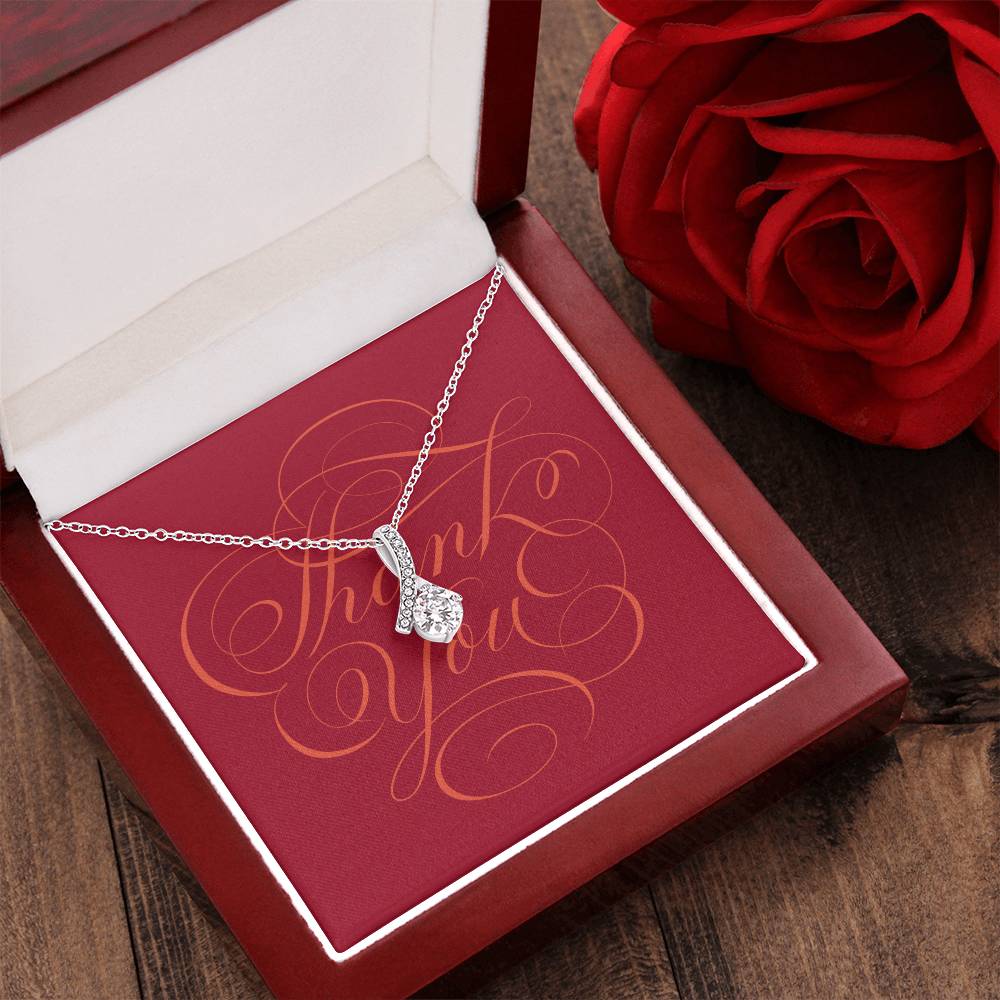 Thank You Gift Idea Appreciation Gift Employee Coworker Babysitter Neighbour Alluring Beauty Necklace