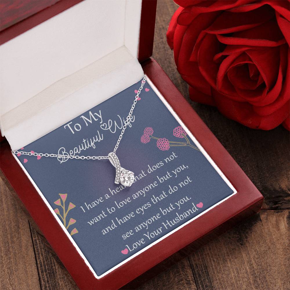 Best Valentines Necklace Gift For Wife Alluring Beauty Necklace