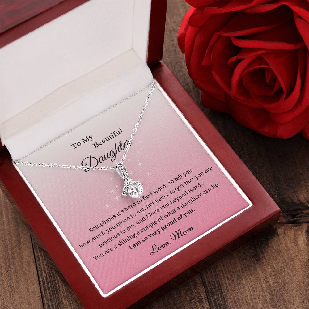 Best Seller - Proud Of You - Christmas Gift For Daughter - Necklace Alluring Beauty Necklace