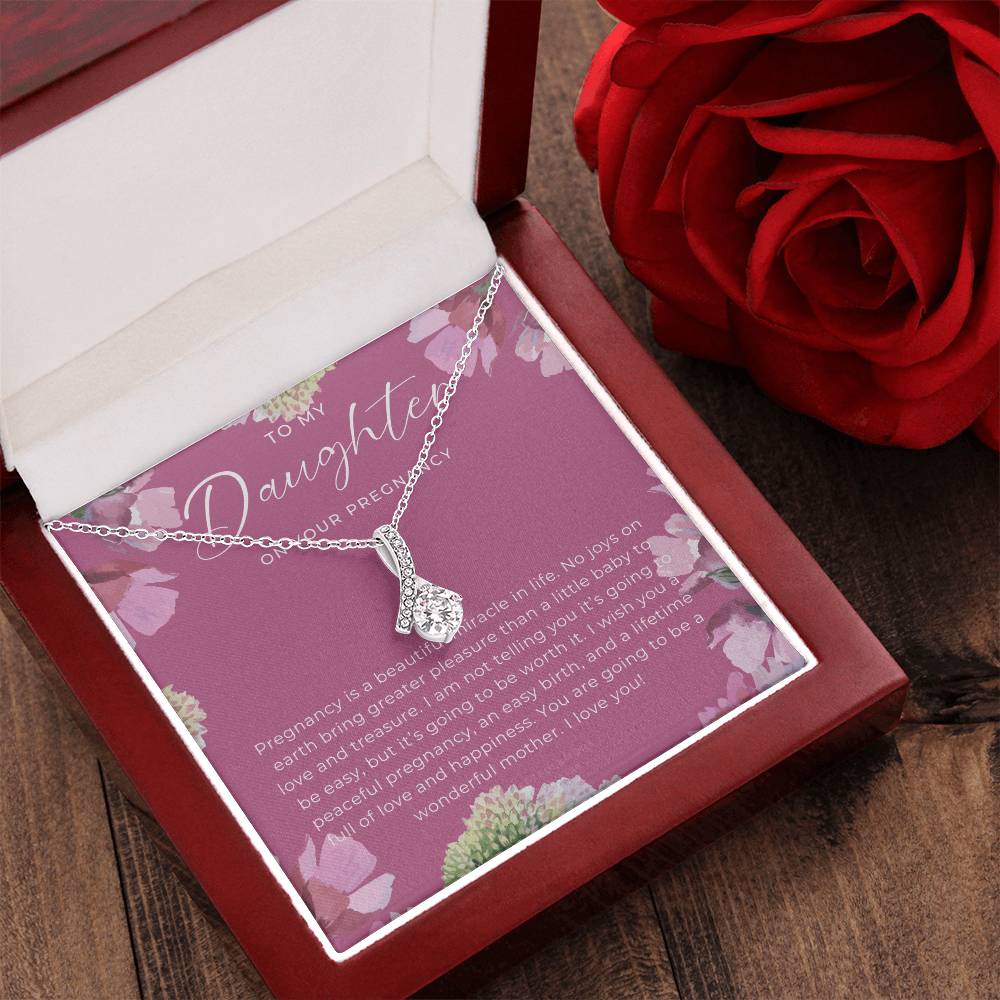 Pregnancy Gift For Daughter Expecting Mom Gift Pregnant Daughter Gift From Mom New Mom Baby Shower Gift Mom To Be Gift Congratulations Alluring Beauty Necklace