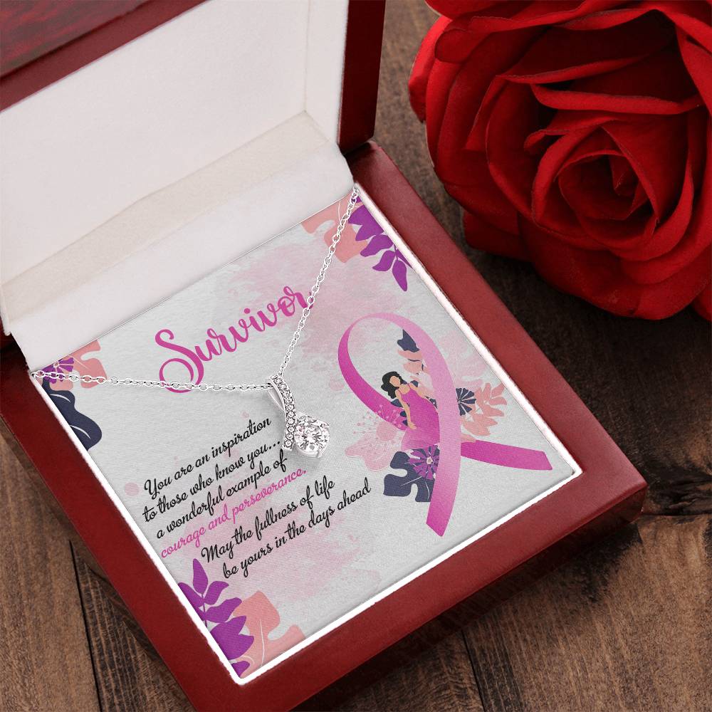 Breast Cancer Survivor Necklace 1 Alluring Beauty Necklace