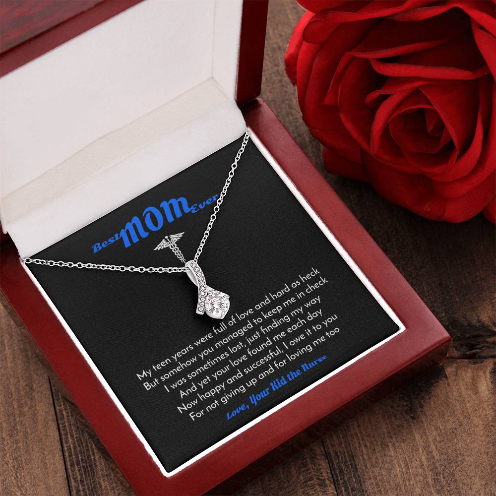 Best Mom Ever - Love Your Kid The Nurse 1 Alluring Beauty Necklace