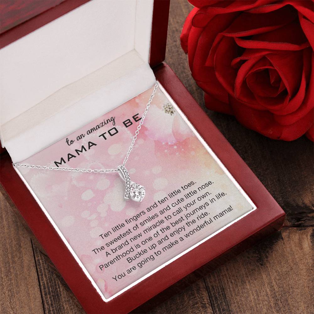 Pregnancy Necklace Gift For Friend Gift For First Time Mom Pregnancy Gift For Best Friend Gift For Mom To Be Alluring Beauty Necklace Alluring Beauty Necklace
