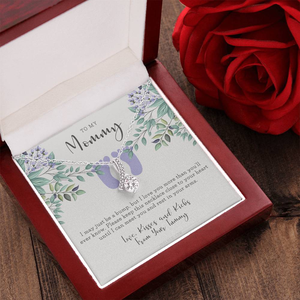 Mom To Be Gift New Mommy Gift Necklace Pregnant Wife Gift I May Just Be A Bump To Mummy From Bump To Mommy To Be Alluring Beauty Necklace