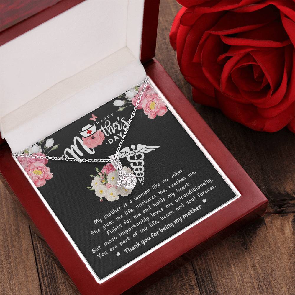 Mother's Day Medical Necklace Alluring Beauty Necklace