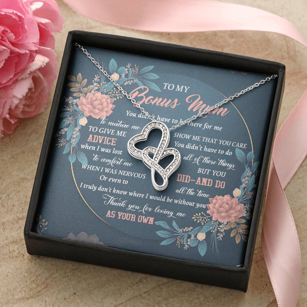 Nvst-220198-Bonus Mum Double Hearts Necklace