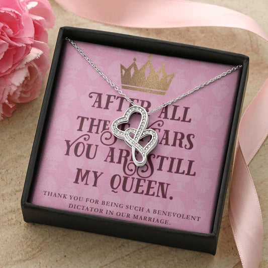 LOVE YOU FOREVER ?? Double Hearts Necklace