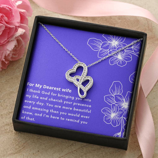 Interlocking Hearts Wifw Double Hearts Necklace