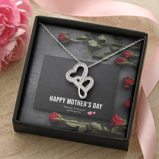 Mother's Day 2021 Gift - Classic Double Heart Necklace Double Hearts Necklace
