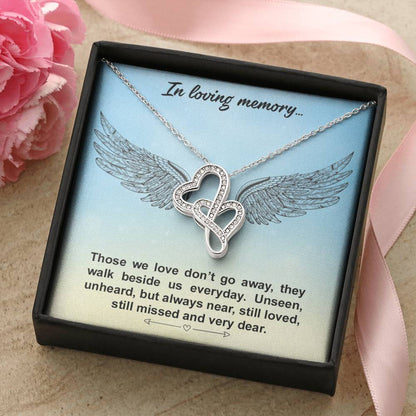 Loving Memories Double Hearts Necklace