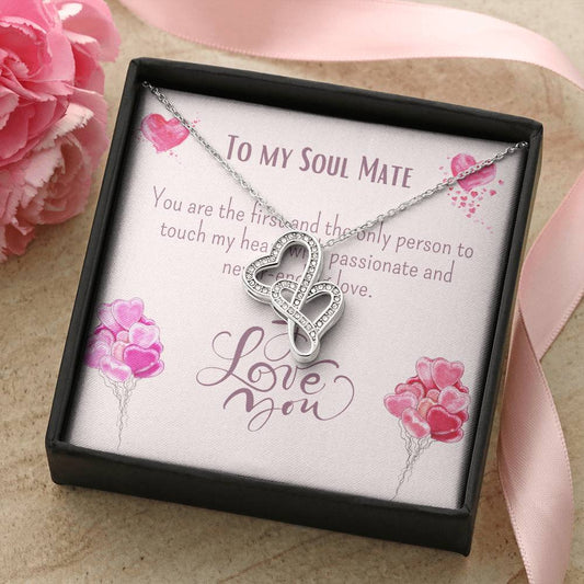 Soul Mate Necklace Double Hearts Necklace