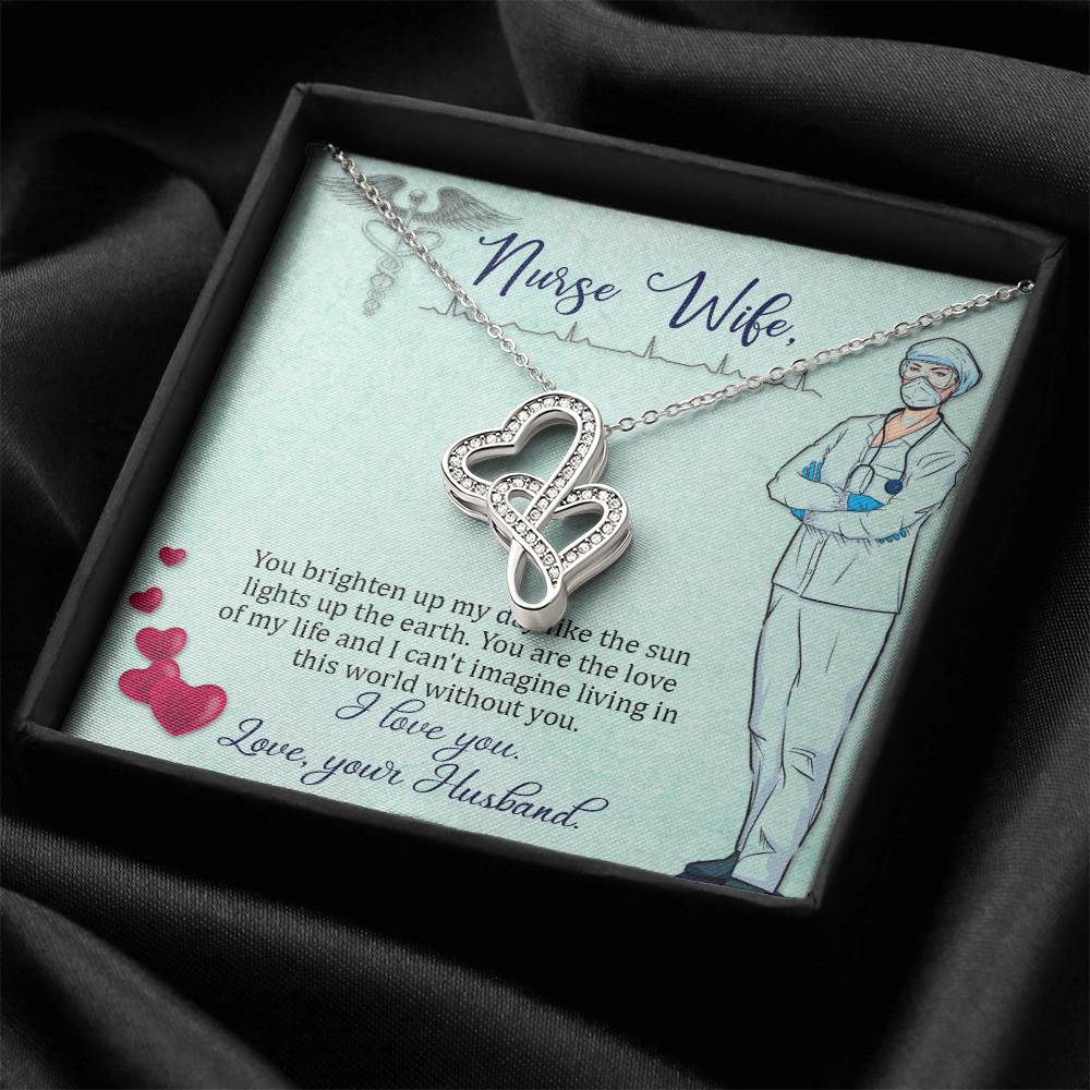 Nurse Necklace Gift For Nurse Healthcare Worker Gifts For Her Medical Gifts Graduation Nurse Gi 1 Double Hearts Necklace