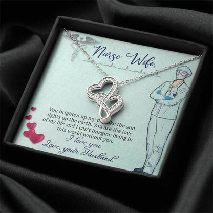 Nurse Necklace Gift For Nurse Healthcare Worker Gifts For Her Medical Gifts Graduation Nurse Gi 1 Double Hearts Necklace