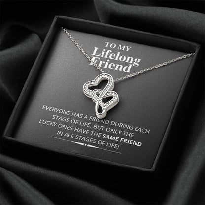 Heartto My Wife Necklace Anniversary Gift For Wife Birthday Gift For Wife Gift For Wife Necklace For Wife Gift For Wif 1 Double Hearts Necklace