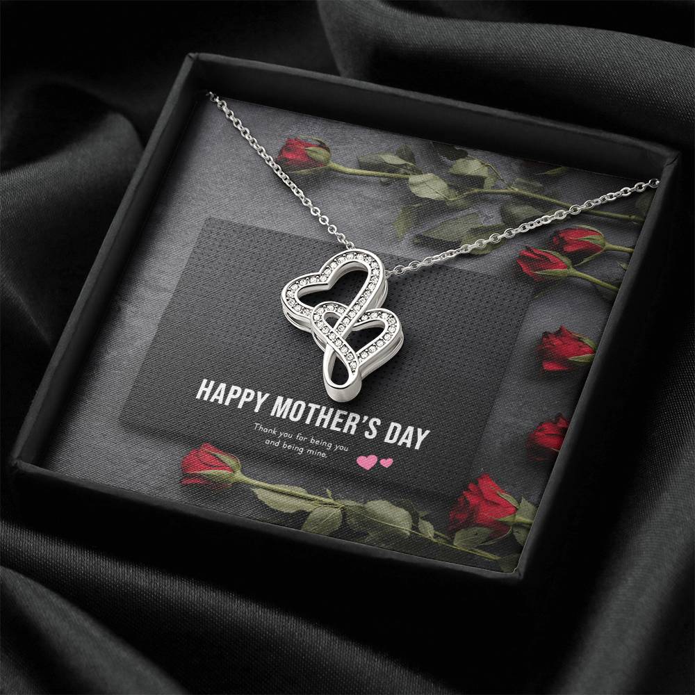 Mother's Day 2021 Gift - Classic Double Heart Necklace Double Hearts Necklace