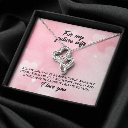 Eternal Bond Necklace Double Hearts Necklace