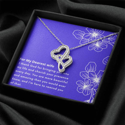 Interlocking Hearts Wifw Double Hearts Necklace